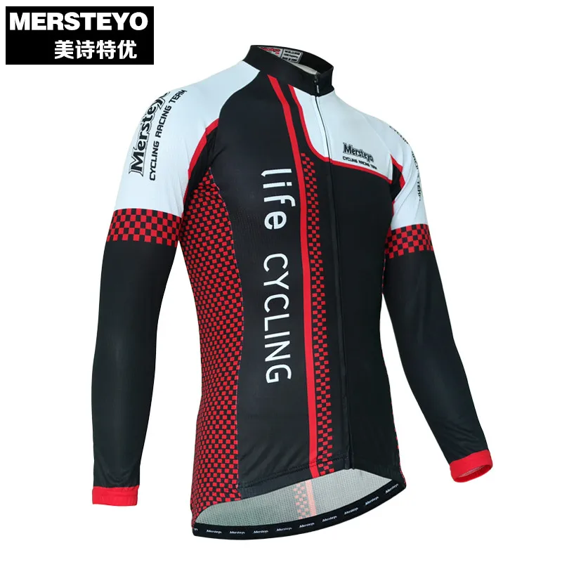 Фото 2016 MERSTEYO Long Sleeve Autumn Cycling Clothing Sport mtb Bike Bicycle Jersey Clothes/Jacket Racing Ciclismo | Спорт и развлечения