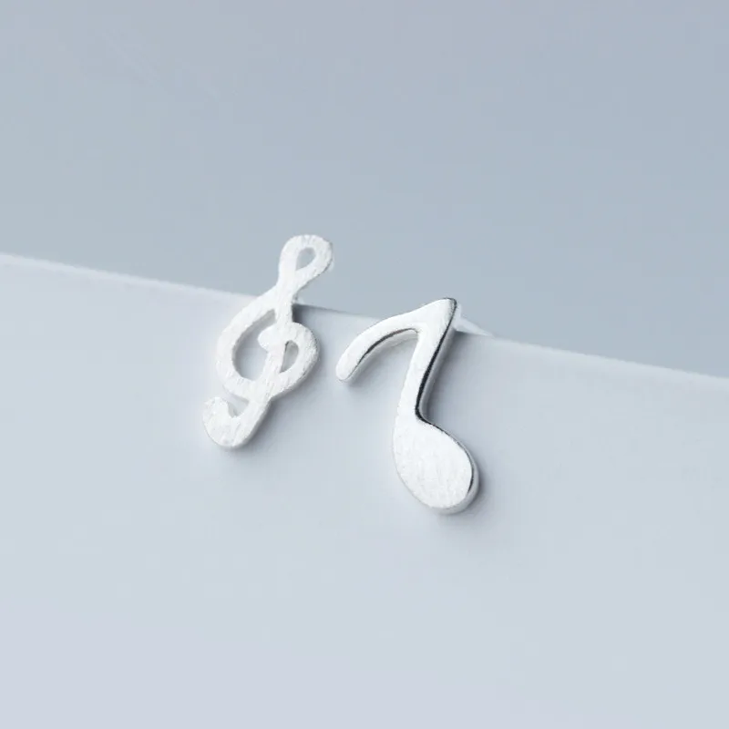100% 925 Sterling Silver Asymmetry Music Stud Earrings For Women Prevent Allergy Brincos pendientes mujer moda 2018 A112
100% 925 Sterling Silver Asymmetry Music Stud Earrings For Women Prevent Allergy Brincos pendientes mujer moda 2018 A112