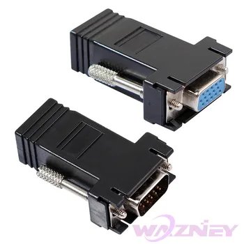 VGA Extender Female/Male to Lan Cat5 Cat5e/6 RJ45 Ethernet Female Adapter Requires No External Power 200pcs/lot
VGA Extender Female/Male to Lan Cat5 Cat5e/6 RJ45 Ethernet Female Adapter Requires No External Power 200pcs/lot