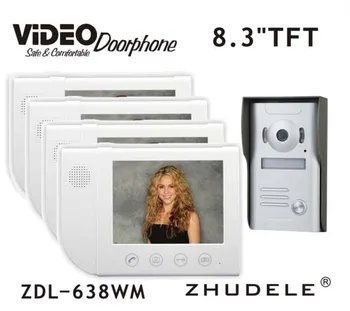 ZHUDELE Wholesale 4x8.3 inch Video door phone screens send 1x700TVL HD Camera with metal waterproof cover night vision
ZHUDELE Wholesale 4x8.3 inch Video door phone screens send 1x700TVL HD Camera with metal waterproof cover night vision