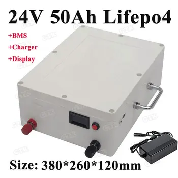 24v 50ah lifepo4 lithium battery pack built-in BMS for solar energy system motorhome golf trolley golf cart scooter+5A Charger
24v 50ah lifepo4 lithium battery pack built-in BMS for solar energy system motorhome golf trolley golf cart scooter+5A Charger