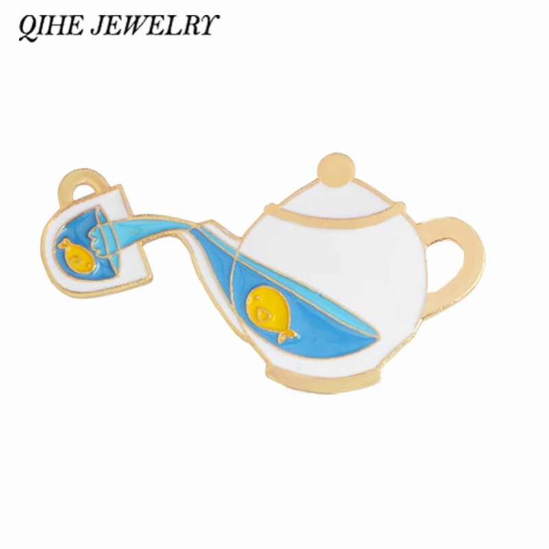 QIHE JEWELRY Fish Tea Pot Enamel pins Badges Brooches for men women Cut Kawaii Pins Backpack Hat Bag Accessories
QIHE JEWELRY Fish Tea Pot Enamel pins Badges Brooches for men women Cut Kawaii Pins Backpack Hat Bag Accessories