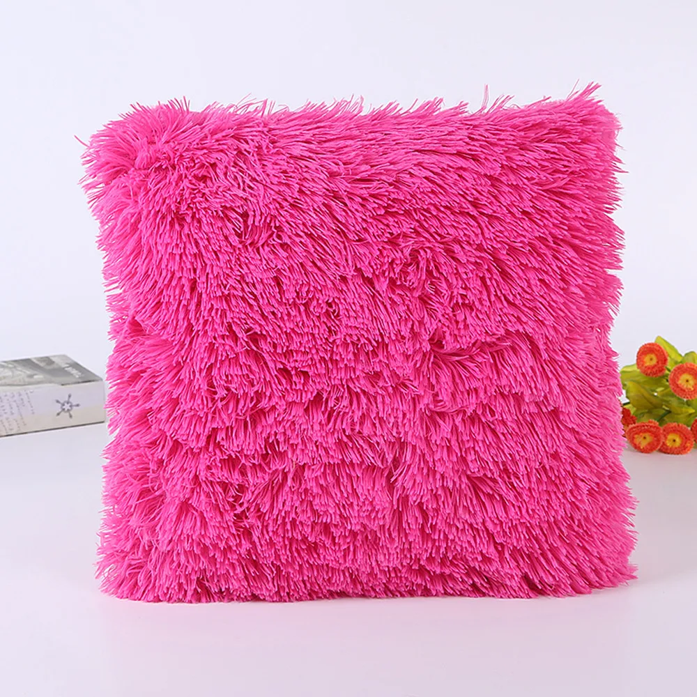 Plush Manmade Soft Fur Plush Throw Pillow Case Cover Home Bed Room Sofa Furry Waist Comfort Cushion Cover Pillowcase #T1P
Plush Manmade Soft Fur Plush Throw Pillow Case Cover Home Bed Room Sofa Furry Waist Comfort Cushion Cover Pillowcase #T1P