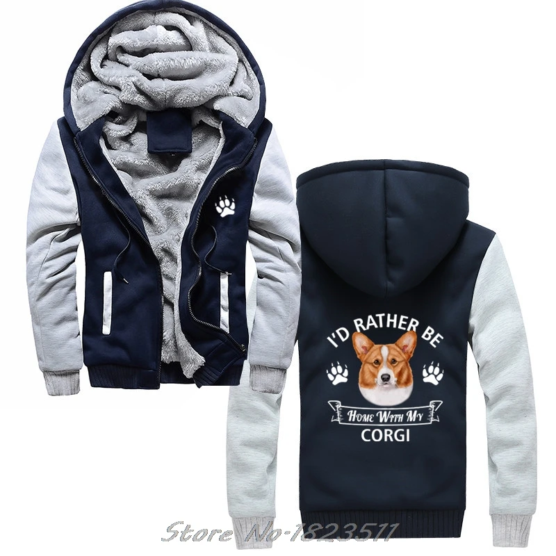 Fashion Men Hoody thick Corgi hoodie I'D Rather Be Home With My Corgi - Dog Jacket Shirt Casual Funny Sweatshirt
Fashion Men Hoody thick Corgi hoodie I'D Rather Be Home With My Corgi - Dog Jacket Shirt Casual Funny Sweatshirt