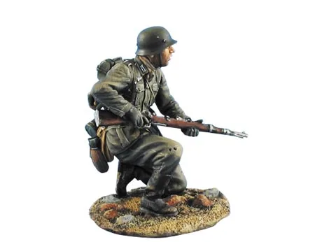 1/35 Resin Figures Model Kits WWII German Heer Infantry Kneeling with Rifle Unassambled Unpainted
1/35 Resin Figures Model Kits WWII German Heer Infantry Kneeling with Rifle Unassambled Unpainted