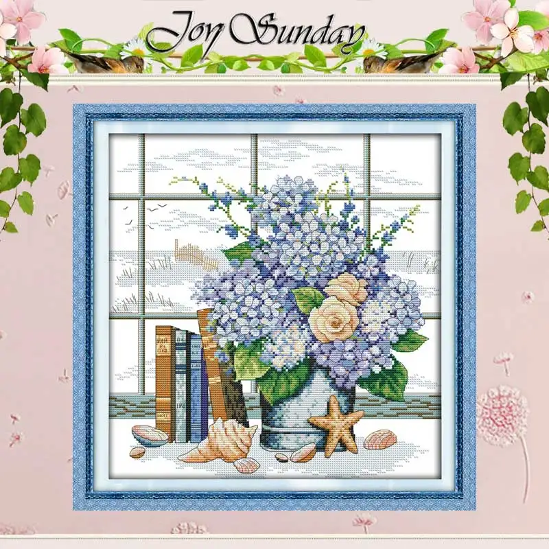 Blue Elegant Flowers Counted Cross Stitch 11CT Printed 14CT Cross Stitch Set wholesale Cross-stitch Kit Embroidery Needlework
Blue Elegant Flowers Counted Cross Stitch 11CT Printed 14CT Cross Stitch Set wholesale Cross-stitch Kit Embroidery Needlework