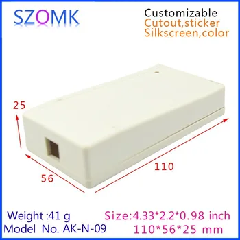 10 pcs/lot white color hot selling and easy use 110x56x25mm abs enclosure project desktop outdoor network cabinet
10 pcs/lot white color hot selling and easy use 110x56x25mm abs enclosure project desktop outdoor network cabinet