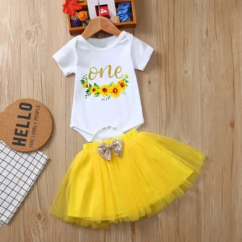 Newborn Infant Baby Girl One Letter Romper Tops Tutu Skirt Set Birthday Outfits Bebes Ropa Recien Nacidos Party Fashion Sets
Newborn Infant Baby Girl One Letter Romper Tops Tutu Skirt Set Birthday Outfits Bebes Ropa Recien Nacidos Party Fashion Sets