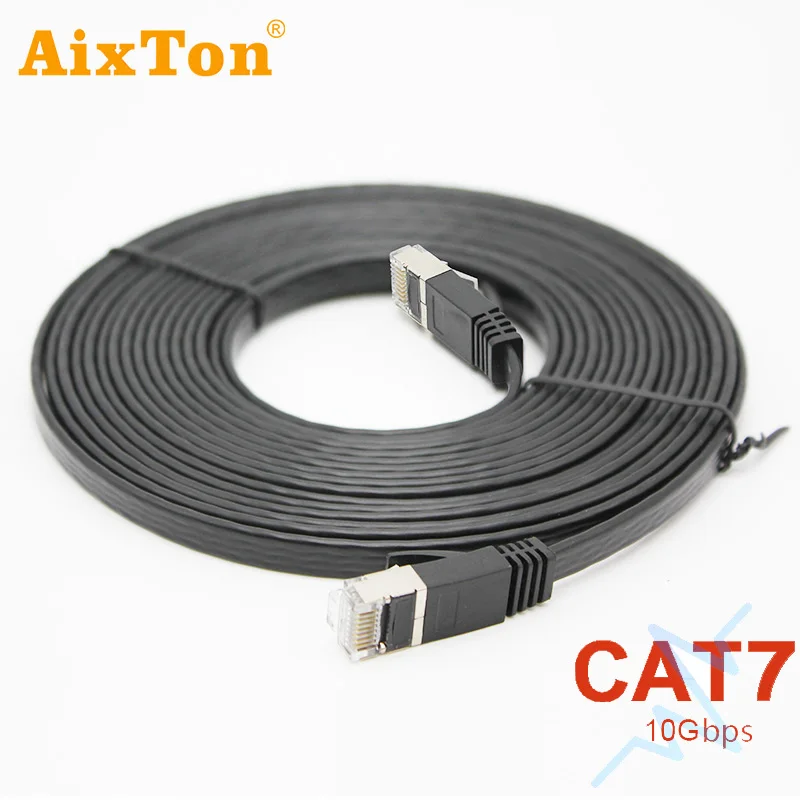 AixTon Ethernet Cable RJ45 Cat7 Cable SFTP Shielded 10Gbps RJ45 Network cable Patch Cord for Modem Router Laptop computer
AixTon Ethernet Cable RJ45 Cat7 Cable SFTP Shielded 10Gbps RJ45 Network cable Patch Cord for Modem Router Laptop computer