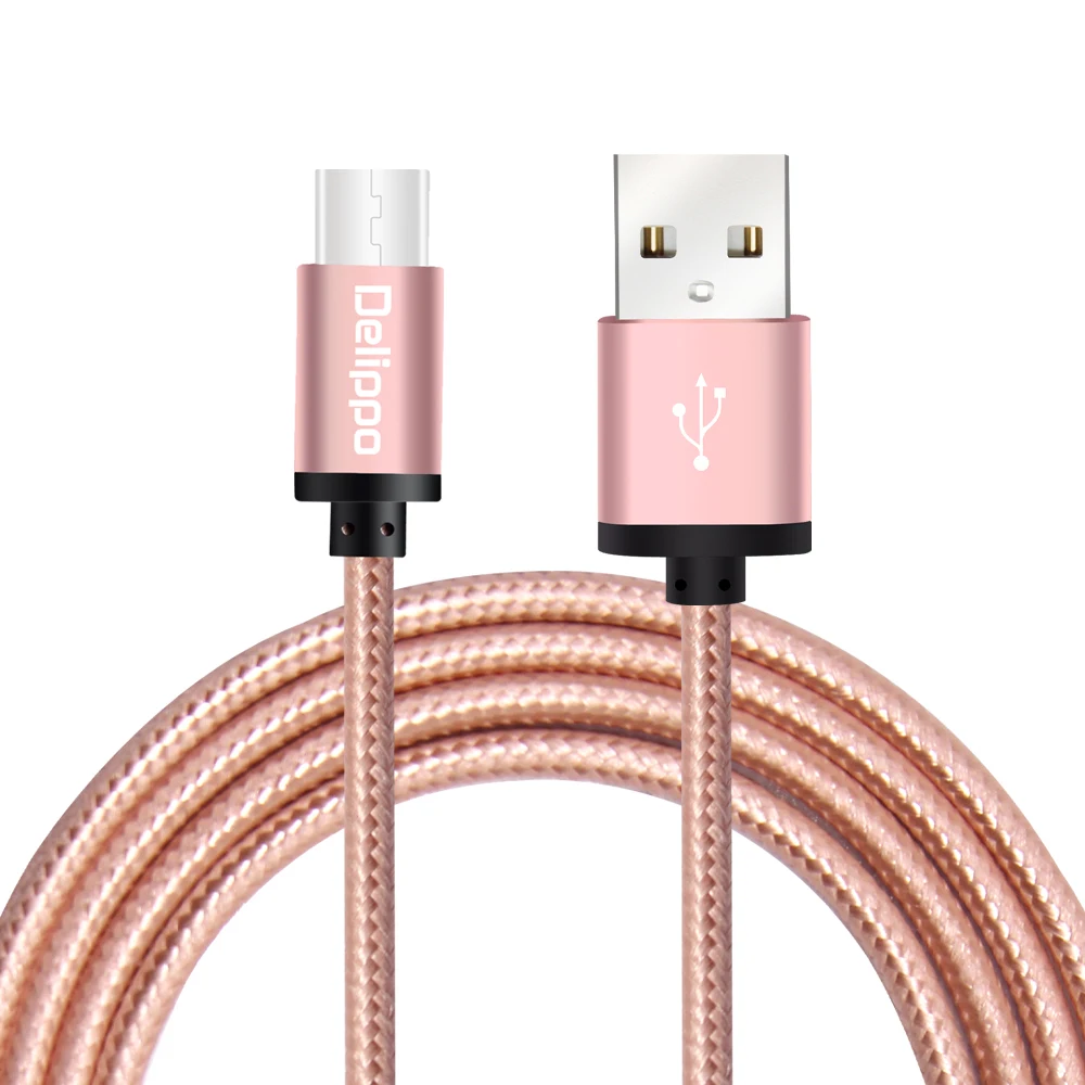 Delippo 1m 3 3ft braided charging font b cable b font font b type c b