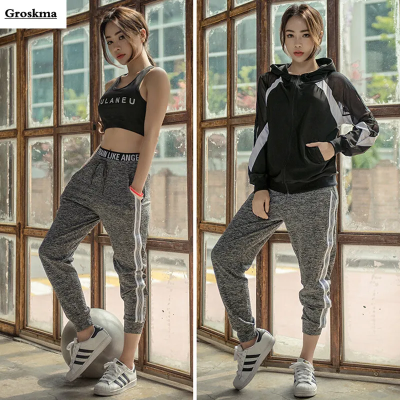 Hooded jacket+sexy bra+pants women outdoor sports training 3 pieces sets quick dry womens fitness gym wear clothing tracksuits
Hooded jacket+sexy bra+pants women outdoor sports training 3 pieces sets quick dry womens fitness gym wear clothing tracksuits