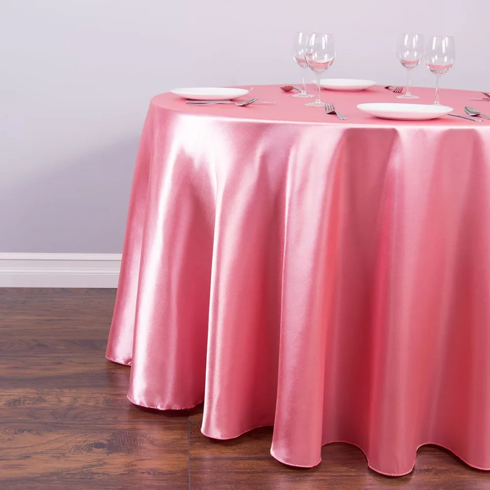 1pcs White 228cm/275cm/305cm Satin Table Cloth Round Table Cover WholeSale Tableclothes For Wedding Event Party Hotel Decoration
1pcs White 228cm/275cm/305cm Satin Table Cloth Round Table Cover WholeSale Tableclothes For Wedding Event Party Hotel Decoration