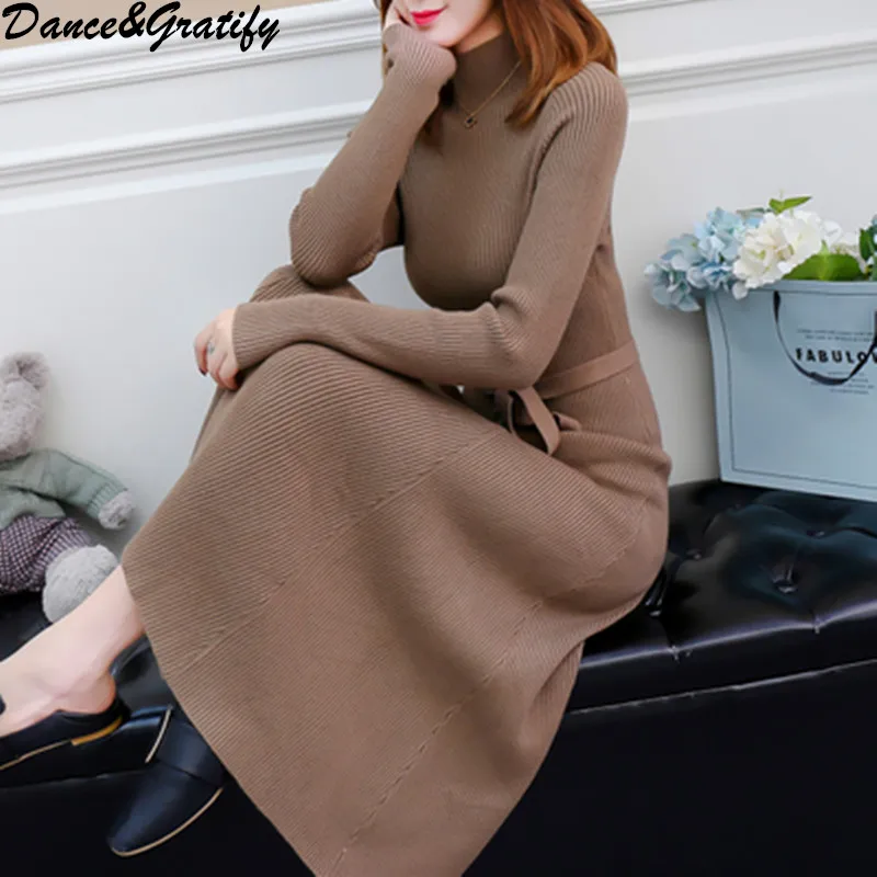 New High Quality Women Casual A-line Long Midi Dress 2018 Autumn Winter Office Work Elastic Knitting Dress Vestidos
New High Quality Women Casual A-line Long Midi Dress 2018 Autumn Winter Office Work Elastic Knitting Dress Vestidos