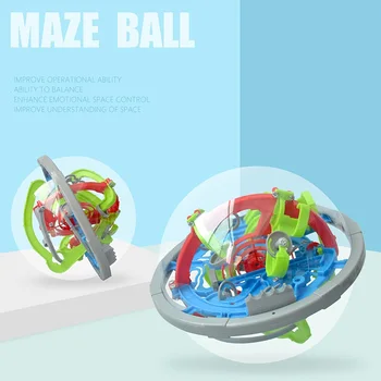 19cm 100 Step 3D puzzle Ball Magic Intellect Ball Labyrinth Sphere Globe Toys Challenging Barriers Game Brain Balance Training
19cm 100 Step 3D puzzle Ball Magic Intellect Ball Labyrinth Sphere Globe Toys Challenging Barriers Game Brain Balance Training