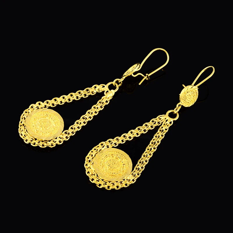 Fancy Luxriant Long Water Drop Earrings Yellow Gold Color For Women Party Boucle D'Oreille Vintage Engagement Bijoux For Lady
Fancy Luxriant Long Water Drop Earrings Yellow Gold Color For Women Party Boucle D'Oreille Vintage Engagement Bijoux For Lady