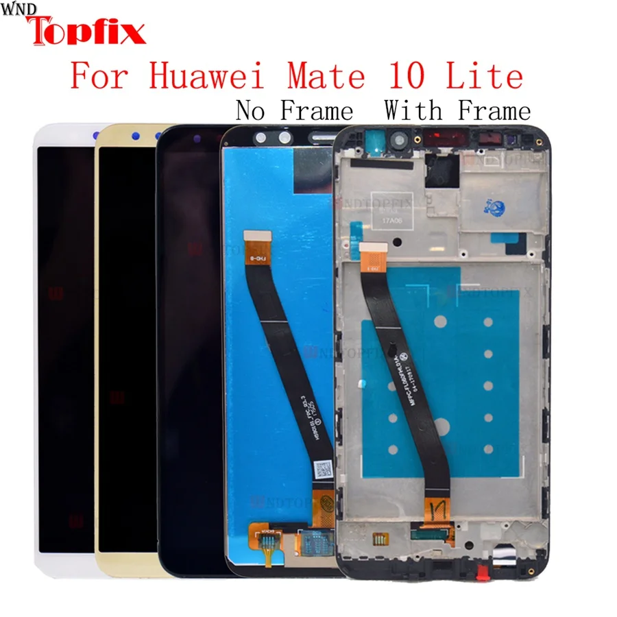 Huawei Mate 10 Lite LCD Touch Screen Digitizer Screen Assembly with frame Huwei Nova 2i LCD Huawei Mate 10 Lite battery cover
Huawei Mate 10 Lite LCD Touch Screen Digitizer Screen Assembly with frame Huwei Nova 2i LCD Huawei Mate 10 Lite battery cover