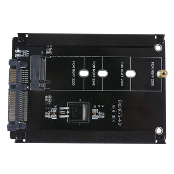 NEW Metal Case B key M.2 NGFF SSD To 2.5 SATA 6Gb/s Power Connector Adapter Card Eith Enclosure Socket M2 NGFF Adapter
NEW Metal Case B key M.2 NGFF SSD To 2.5 SATA 6Gb/s Power Connector Adapter Card Eith Enclosure Socket M2 NGFF Adapter