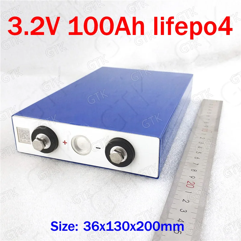 16PCS GTK 3.2v 100Ah lifepo4 battery cell 3.2v rechargeable deep cycle for DIY 48V 400AH 200AH AGV Solar Power System inverter
16PCS GTK 3.2v 100Ah lifepo4 battery cell 3.2v rechargeable deep cycle for DIY 48V 400AH 200AH AGV Solar Power System inverter