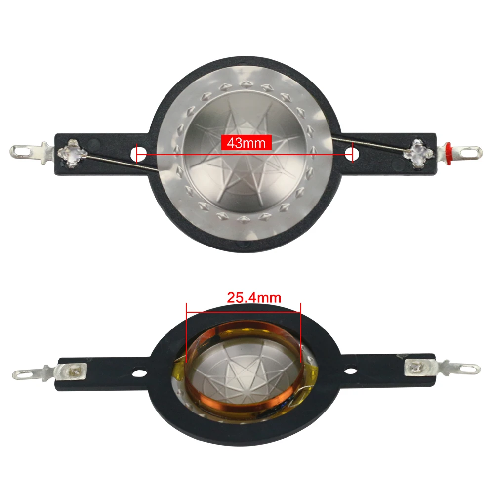 GHXAMP 25.5mm 25Core Tweeters Voice Coil Titanium film Diaphragm 8OHM Treble Speaker Repair accessories DIY Universal stent 2PCS
GHXAMP 25.5mm 25Core Tweeters Voice Coil Titanium film Diaphragm 8OHM Treble Speaker Repair accessories DIY Universal stent 2PCS