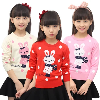 Rabbit pattern Girls Sweaters Children's pullover sweater Boys pullover baby girls Autumn&winter clothes Kids coat
Rabbit pattern Girls Sweaters Children's pullover sweater Boys pullover baby girls Autumn&winter clothes Kids coat