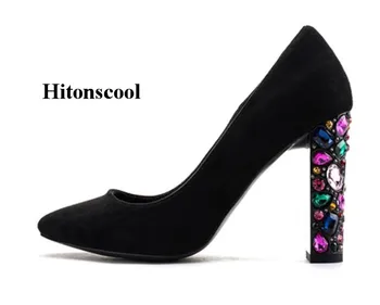 Rihana Women Pointed Toe Slip On Pumps PVC Patchwork High Heel Beading Dress Shoes zapatos de mujer size 35-41
Rihana Women Pointed Toe Slip On Pumps PVC Patchwork High Heel Beading Dress Shoes zapatos de mujer size 35-41