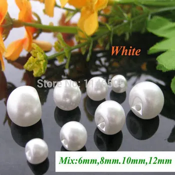200Pcs Side Hole Milk White Pearl Buttons mix 4 Size Round Garment Sewing Buttons Jewelry Accessories Scrapbooking
200Pcs Side Hole Milk White Pearl Buttons mix 4 Size Round Garment Sewing Buttons Jewelry Accessories Scrapbooking