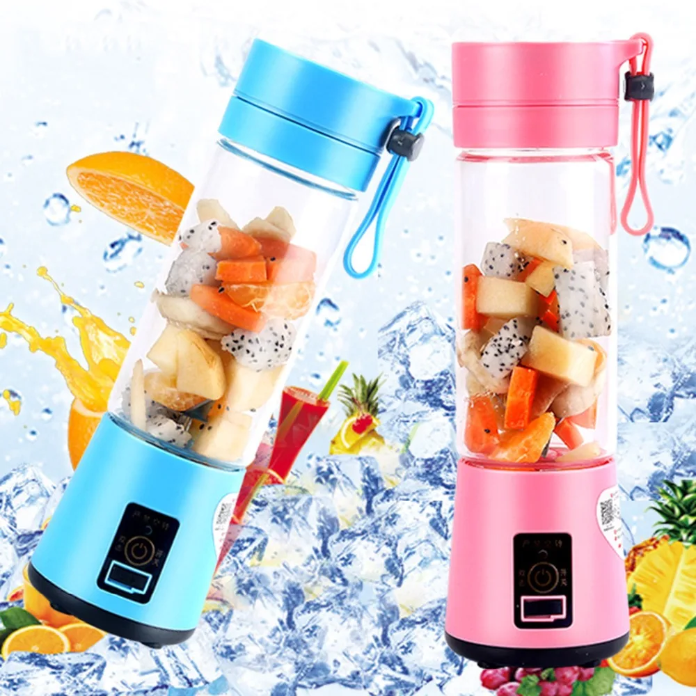380ml USB Rechargeable Blender Mixer 6 Blades Juicer Bottle Cup Juice Citrus Lemon Vegetables Fruit Smoothie Squeezers Reamers
380ml USB Rechargeable Blender Mixer 6 Blades Juicer Bottle Cup Juice Citrus Lemon Vegetables Fruit Smoothie Squeezers Reamers