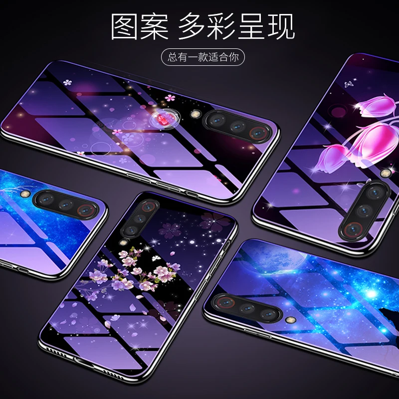 Для Xiaomi Mi 9 se прекрасный мультфильм олень Волк Цветок синий луч Обложка для 9se