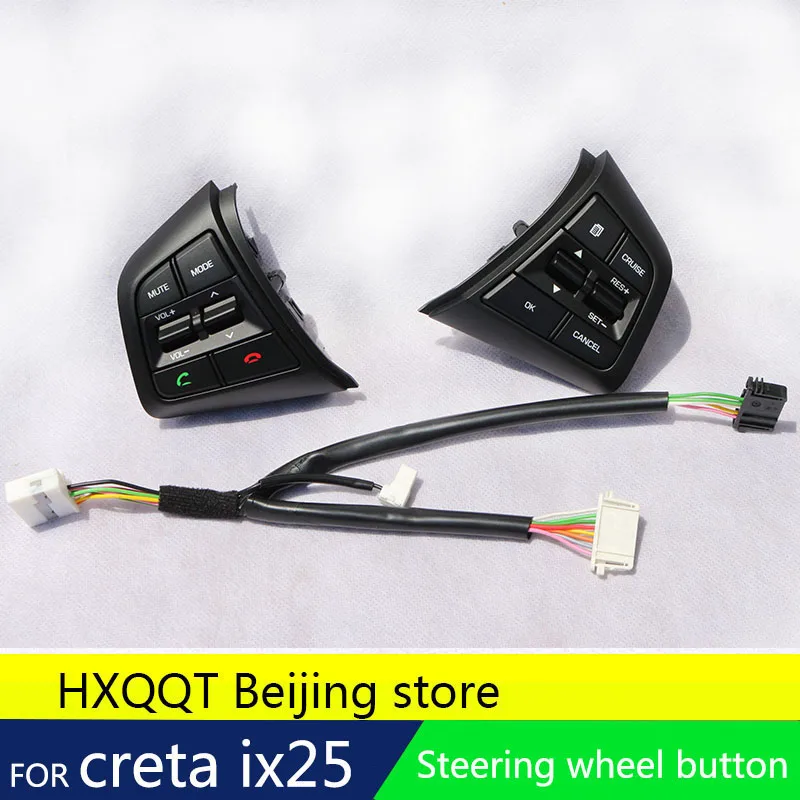 Original Steering Wheel Button For HYUNDAI ix25 (creta) 2.0 Cruise Control Buttons Remote Control Bluetooth Phone Button
Original Steering Wheel Button For HYUNDAI ix25 (creta) 2.0 Cruise Control Buttons Remote Control Bluetooth Phone Button