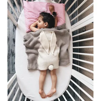 Baby Blanket Winter Newborn Cute Big Rabbit Ear Blanket Soft Warm Knitted Swaddle Kids Bath Towel Baby Toddler Bedding Blankets
Baby Blanket Winter Newborn Cute Big Rabbit Ear Blanket Soft Warm Knitted Swaddle Kids Bath Towel Baby Toddler Bedding Blankets