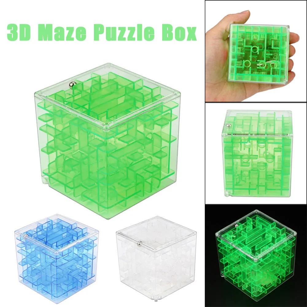 MUQGEW Creative 3D Cube Puzzle Maze Toy Hand Game Case Box Fun Brain Game Challenge Fidget Toys 15
MUQGEW Creative 3D Cube Puzzle Maze Toy Hand Game Case Box Fun Brain Game Challenge Fidget Toys 15
