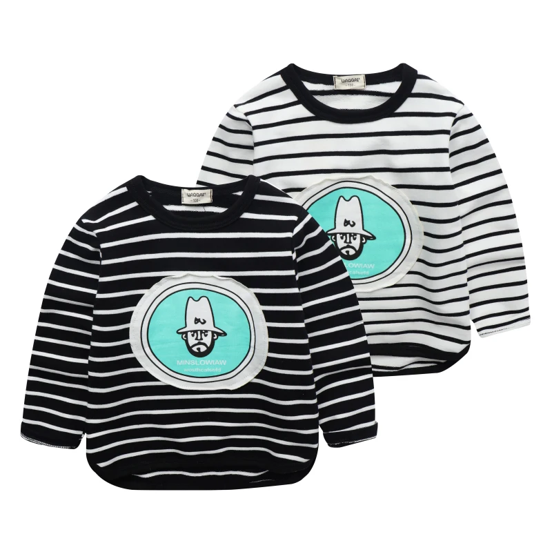 High Quality Boys Girls Kids Sweatshirs Striped cartoon Children Autumn spring Clothes Comfortable Clothing Outerwear 90-130cm
High Quality Boys Girls Kids Sweatshirs Striped cartoon Children Autumn spring Clothes Comfortable Clothing Outerwear 90-130cm
