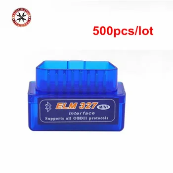 500pcs/lot Super Mini ELM327 Bluetooth OBD2 Diagnostic Tool ELM 327 V2.1 Latest Version DHL Free Shipping
500pcs/lot Super Mini ELM327 Bluetooth OBD2 Diagnostic Tool ELM 327 V2.1 Latest Version DHL Free Shipping