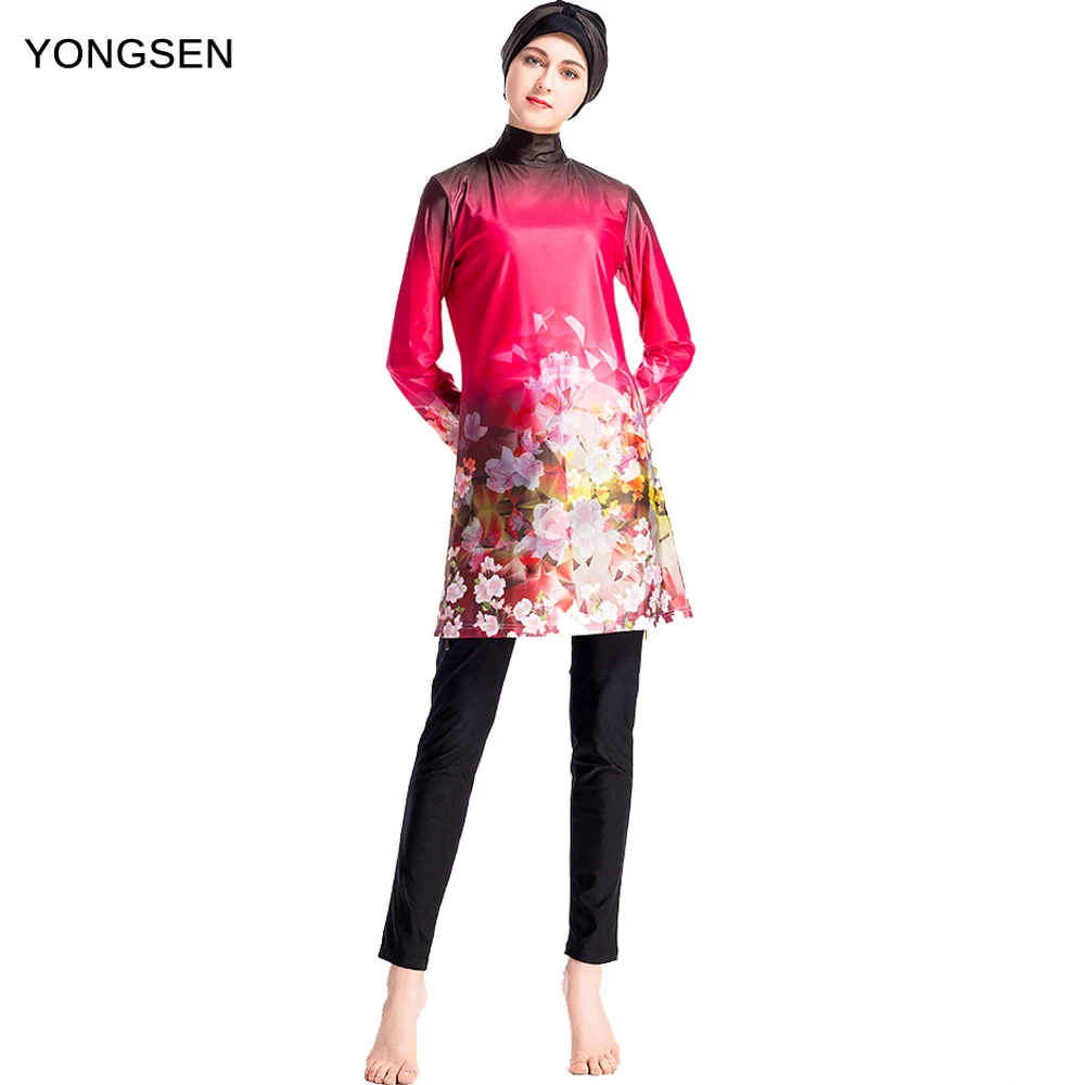 YONGSEN Muslim Women Swimsuit Set Ladies Muslim Swimwear Modest Muslimah Arab Islam Beach Wear Islamic Hijab Burkinis
YONGSEN Muslim Women Swimsuit Set Ladies Muslim Swimwear Modest Muslimah Arab Islam Beach Wear Islamic Hijab Burkinis
