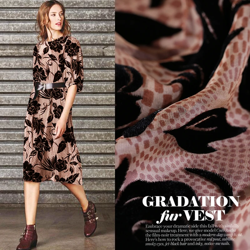 Hollow burnout velvet fabric high-end drape velvet fabric breathable comfort cheongsam dress silk fabric wholesale silk cloth
Hollow burnout velvet fabric high-end drape velvet fabric breathable comfort cheongsam dress silk fabric wholesale silk cloth