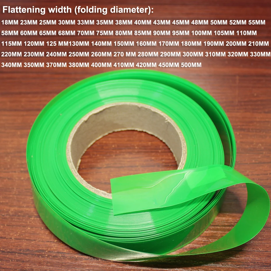1kg Transparent Green Battery PVC Heat Shrink Tubing Shrink Encapsulation Film Battery DIY Skin Insulation Sleeve
1kg Transparent Green Battery PVC Heat Shrink Tubing Shrink Encapsulation Film Battery DIY Skin Insulation Sleeve
