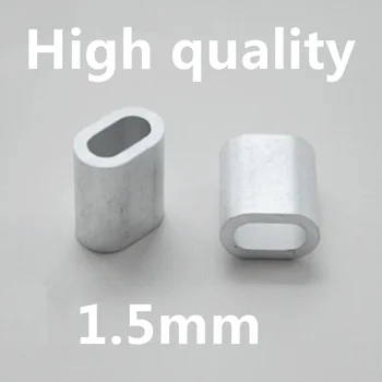 1000pcs M1.5 1.5mm Aluminum Buckle Furrules Crimping Sleeve Oval Clip Singlle-hole ellipse Wire Rope Clamp Rigging Hardware
1000pcs M1.5 1.5mm Aluminum Buckle Furrules Crimping Sleeve Oval Clip Singlle-hole ellipse Wire Rope Clamp Rigging Hardware