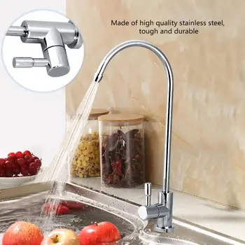 1/4'' Znc Alloyl Kitchen Sink Faucet Tap Chrome Reverse Osmosis RO Drinking Water Filter
1/4'' Znc Alloyl Kitchen Sink Faucet Tap Chrome Reverse Osmosis RO Drinking Water Filter
