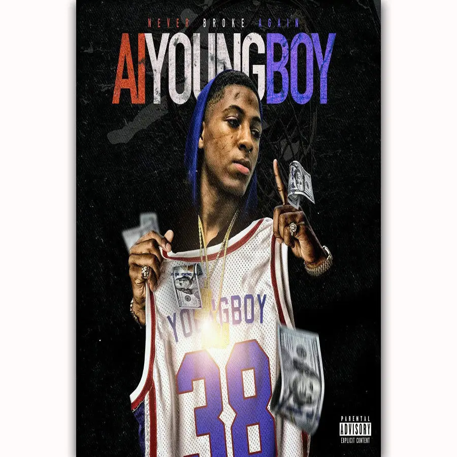 Хит продаж, новинка, музыкальный постер ИИ Youngboy, художественный плакат на стену, украшение в подарок
Хит продаж, новинка, музыкальный постер ИИ Youngboy, художественный плакат на стену, украшение в подарок
