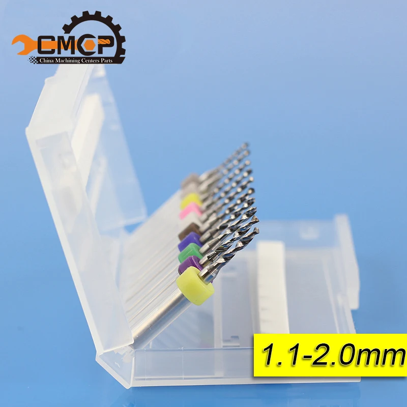 10pcs 1.1- 2mm PCB Print Circuit Board Drill Bits, Carbide Micro CNC PCB drill bits power tools
10pcs 1.1- 2mm PCB Print Circuit Board Drill Bits, Carbide Micro CNC PCB drill bits power tools