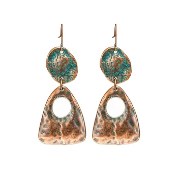 Vintage Jewelry Women New Retro Copper Pendants Long Drop Earrings Factory Wholesale
Vintage Jewelry Women New Retro Copper Pendants Long Drop Earrings Factory Wholesale