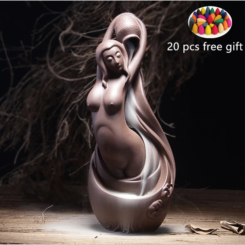 Beauty bathing purple clay backflow incense burner mountain water ceramic incense burner creative warterfall ornaments
Beauty bathing purple clay backflow incense burner mountain water ceramic incense burner creative warterfall ornaments