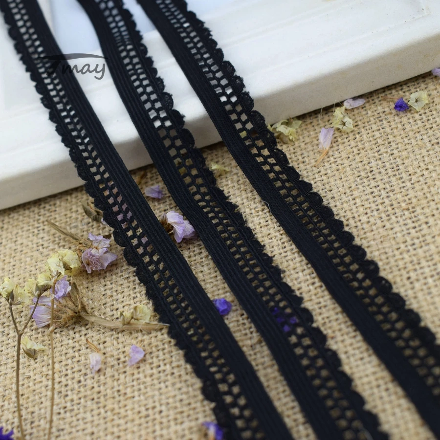 #1405 Newest Pure Black Widen Edge Elastic Bands rubber bands for hairbands Lace Trim Elastic Ribbon Baby Girl skirt Webbing
#1405 Newest Pure Black Widen Edge Elastic Bands rubber bands for hairbands Lace Trim Elastic Ribbon Baby Girl skirt Webbing