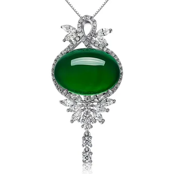 Emerald Green Pendant for Women Silver S925 jade Necklace Pendant Bizuteria turquoise pierscionki Gemstone naszyjnik collares
Emerald Green Pendant for Women Silver S925 jade Necklace Pendant Bizuteria turquoise pierscionki Gemstone naszyjnik collares
