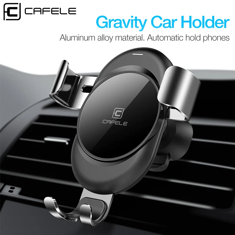 CAFELE Universal Car Phone Holder Gravity Air Vent Mobile Phone Holder GPS Rotation Car Holder Mount for iPhone Huawei Xiaomi
CAFELE Universal Car Phone Holder Gravity Air Vent Mobile Phone Holder GPS Rotation Car Holder Mount for iPhone Huawei Xiaomi