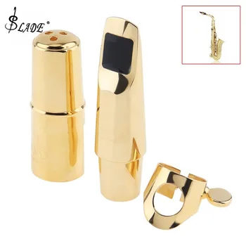 G2 Soprano Saxophone Mouthpiece Gold Plated Sax Mouth Size 5C 6C 7C 8C for Classical Jazz Music with 2 Mouthpiece Cushions
G2 Soprano Saxophone Mouthpiece Gold Plated Sax Mouth Size 5C 6C 7C 8C for Classical Jazz Music with 2 Mouthpiece Cushions