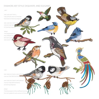Good Quality Embroidery patch flower birds sticker for clothing cloth paste DIY dress bag shoes accessories DIY Appliques
Good Quality Embroidery patch flower birds sticker for clothing cloth paste DIY dress bag shoes accessories DIY Appliques
