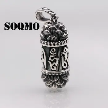 SOQMO BALMORA 1 Piece 990 Pure Silver Buddhistic Six Words' Sutra Pendants for Women Men Oil Drip Jewelry Without a Chain SQM005
SOQMO BALMORA 1 Piece 990 Pure Silver Buddhistic Six Words' Sutra Pendants for Women Men Oil Drip Jewelry Without a Chain SQM005