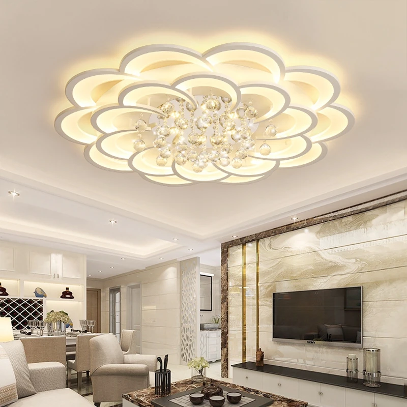 Creative Simple Crystal Modern LED Ceiling Lights for Living Room Study Bedroom Remote Control Home Decoration Ceiling Lamp
Creative Simple Crystal Modern LED Ceiling Lights for Living Room Study Bedroom Remote Control Home Decoration Ceiling Lamp