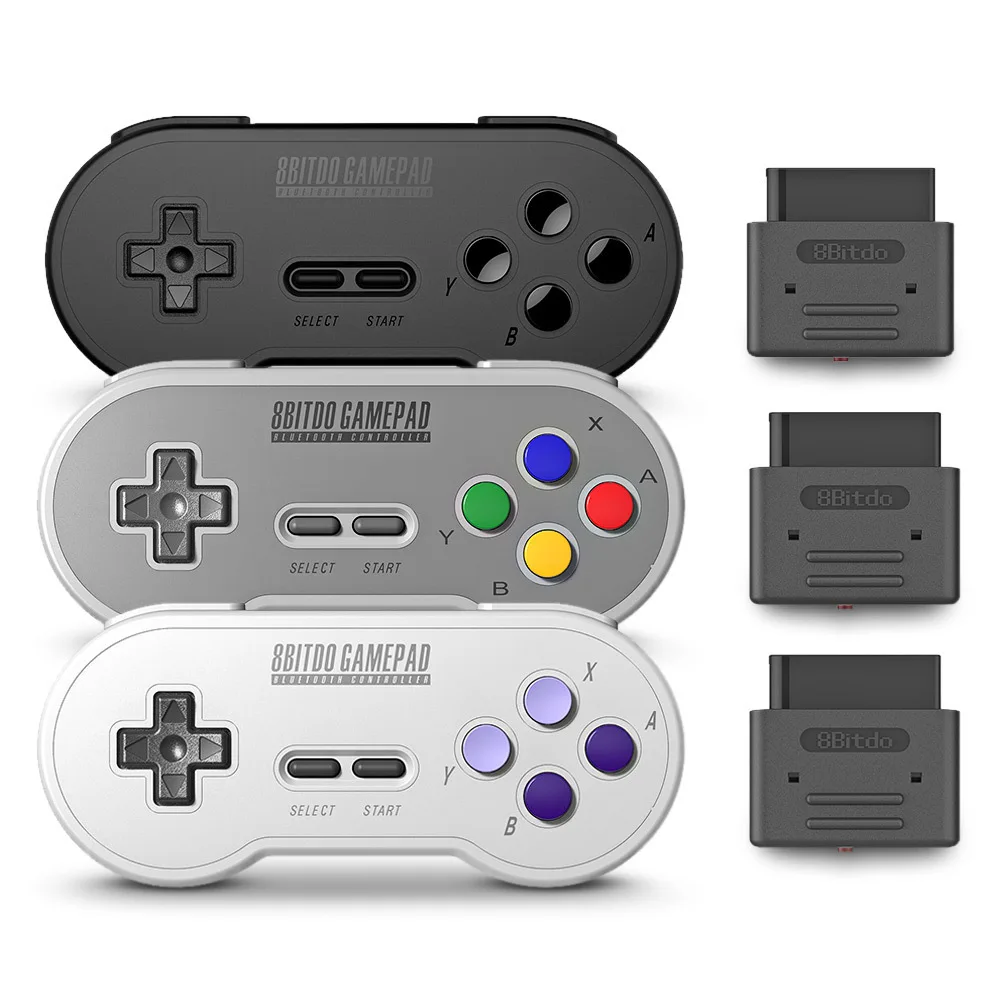 8BitDo 2.4G Wireless Bluetooth SN30 Retro Set Gamepad Gaming Controller with Bluetooth Receiver Adapter for Nintend SNES SF-C
8BitDo 2.4G Wireless Bluetooth SN30 Retro Set Gamepad Gaming Controller with Bluetooth Receiver Adapter for Nintend SNES SF-C
